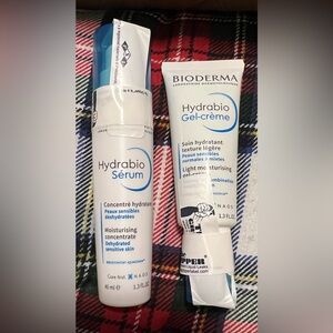 NWOT Bioderma moisturizing cream and serum/concentrate. 1.3 fl oz each.